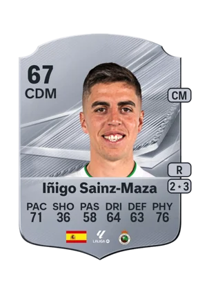 Íñigo Sainz-Maza - 67 - Rare EA FC 27 card