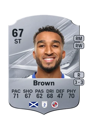 Brown - 67 - Rare EA FC 27 card