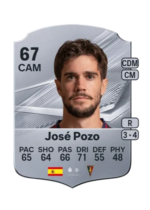 José Pozo - 67 - Rare EA FC 27 card