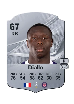 Diallo - 67 - Rare EA FC 27 card