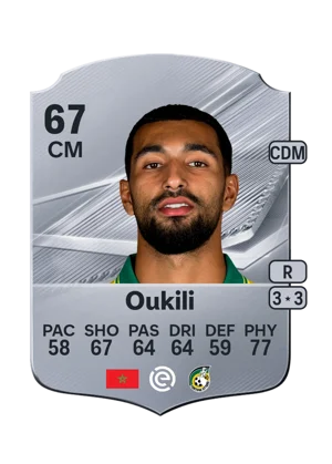 Oukili - 67 - Rare EA FC 27 card