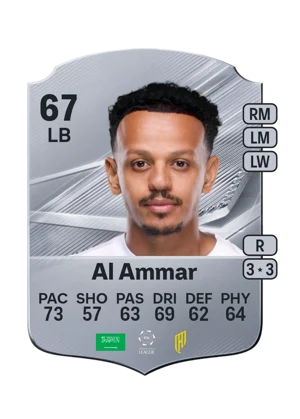 Al Ammar - 67 - Rare EA FC 27 card