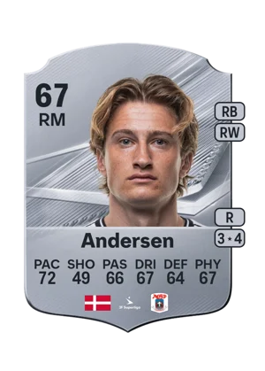 Andersen - 67 - Rare EA FC 27 card