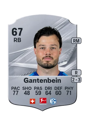 Gantenbein - 67 - Rare EA FC 27 card