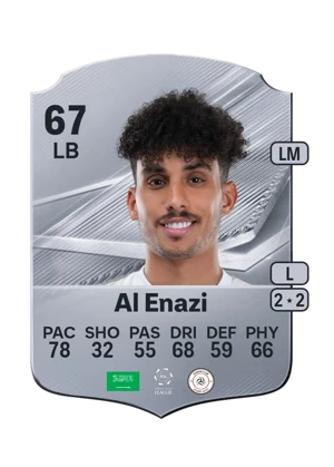 Al Enazi - 67 - Rare EA FC 27 card
