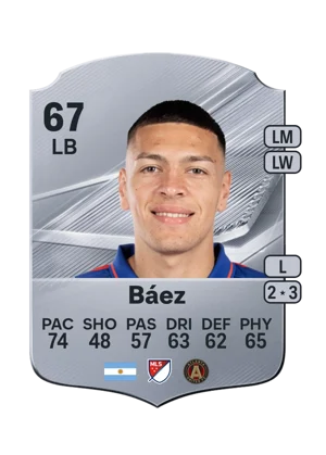 Báez - 67 - Rare EA FC 27 card