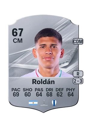 Roldán - 67 - Rare EA FC 27 card