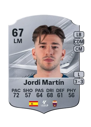 Jordi Martín - 67 - Rare EA FC 27 card