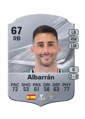 Albarrán - 67 - Rare EA FC 27 card
