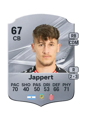 Jappert - 67 - Rare EA FC 27 card
