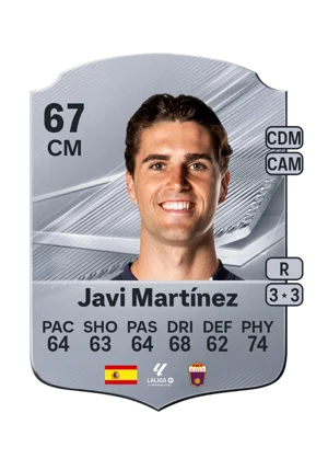 Javi Martínez - 67 - Rare EA FC 27 card