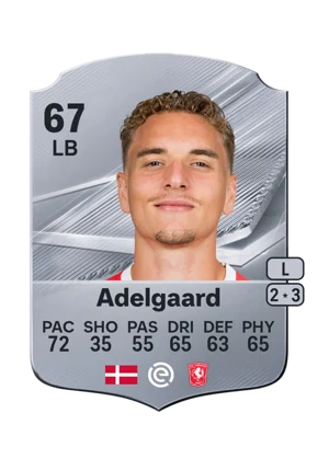 Adelgaard - 67 - Rare EA FC 27 card