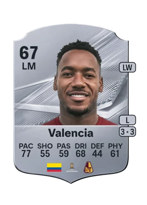 Valencia - 67 - Rare EA FC 27 card