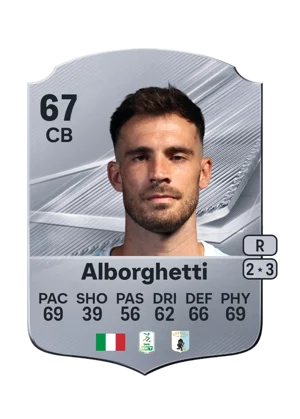 Alborghetti - 67 - Rare EA FC 27 card
