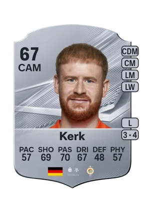 Kerk - 67 - Rare EA FC 27 card