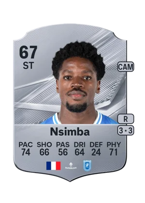 Nsimba - 67 - Rare EA FC 27 card
