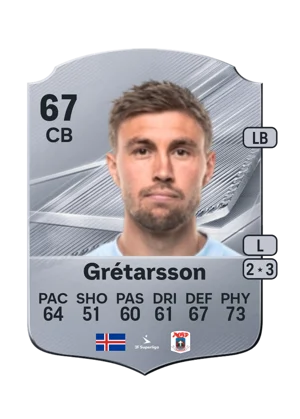 Grétarsson - 67 - Rare EA FC 27 card