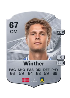 Winther - 67 - Rare EA FC 27 card