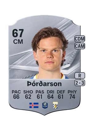 Þórðarson - 67 - Rare EA FC 27 card