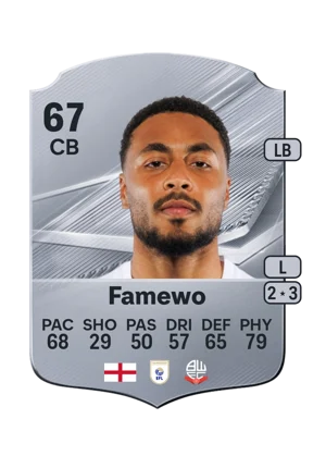 Famewo - 67 - Rare EA FC 27 card