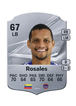 Rosales - 67 - Rare EA FC 27 card