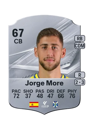 Jorge More - 67 - Rare EA FC 27 card