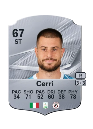 Cerri - 67 - Rare EA FC 27 card