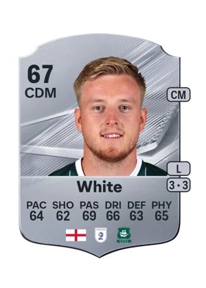 White - 67 - Rare EA FC 27 card