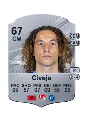 Civeja - 67 - Rare EA FC 27 card