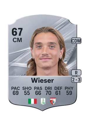 Wieser - 67 - Rare EA FC 27 card