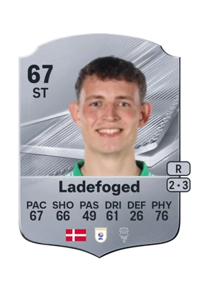 Ladefoged - 67 - Rare EA FC 27 card