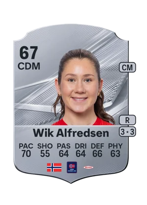 Wik Alfredsen - 67 - Rare EA FC 27 card