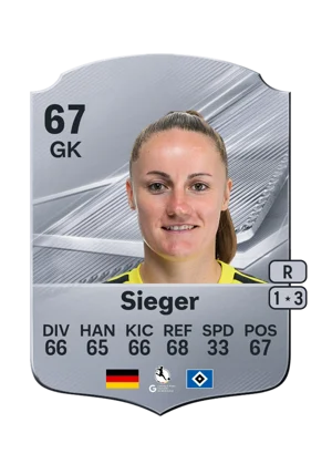 Sieger - 67 - Rare EA FC 27 card