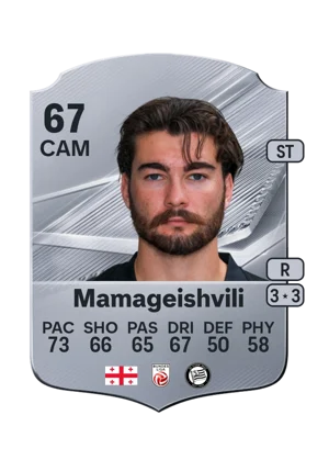 Mamageishvili - 67 - Rare EA FC 27 card