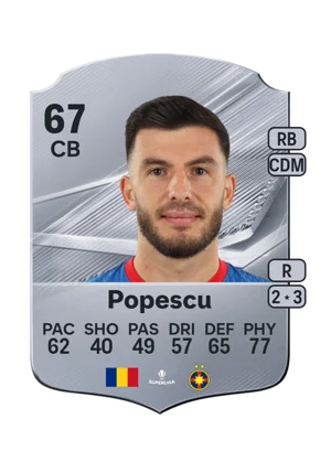 Popescu - 67 - Rare EA FC 27 card