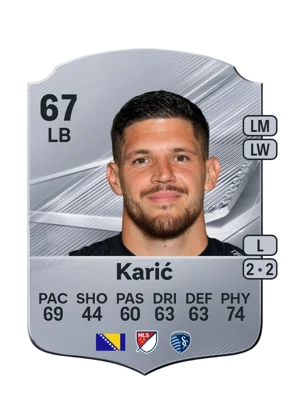 Karić - 67 - Rare EA FC 27 card