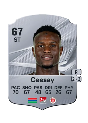 Ceesay - 67 - Rare EA FC 27 card
