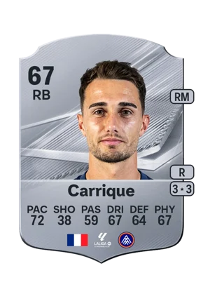 Carrique - 67 - Rare EA FC 27 card