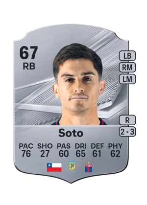 Soto - 67 - Rare EA FC 27 card