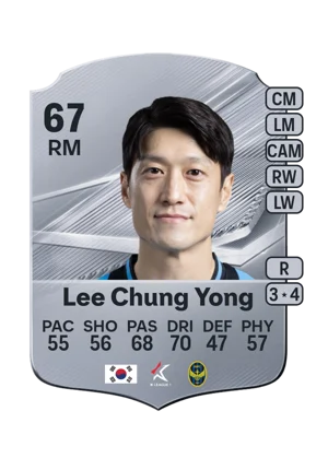 Lee Chung Yong - 67 - Rare EA FC 27 card