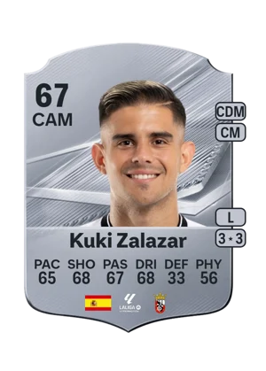 Kuki Zalazar - 67 - Rare EA FC 27 card