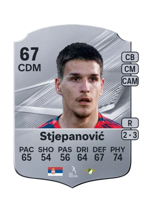 Stjepanović - 67 - Rare EA FC 27 card
