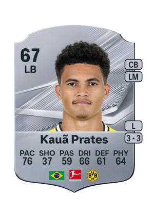 Kauã Prates - 67 - Rare EA FC 27 card