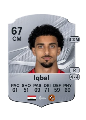Iqbal - 67 - Rare EA FC 27 card