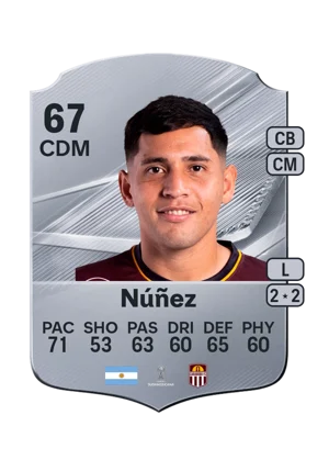 Núñez - 67 - Rare EA FC 27 card