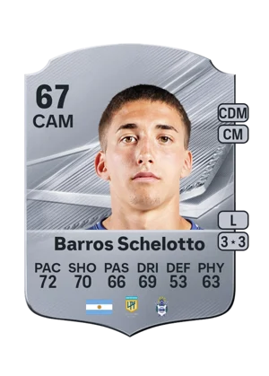 Barros Schelotto - 67 - Rare EA FC 27 card
