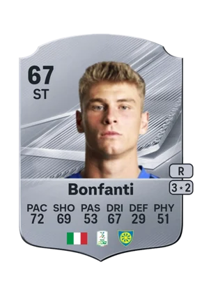 Bonfanti - 67 - Rare EA FC 27 card