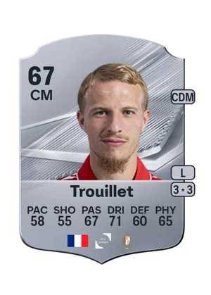 Trouillet - 67 - Rare EA FC 27 card