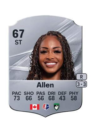 Allen - 67 - Rare EA FC 27 card