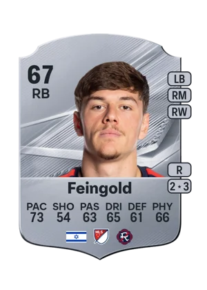 Feingold - 67 - Rare EA FC 27 card